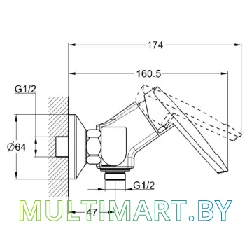 Смеситель G.Lauf LOF5-A033 картинка 2
